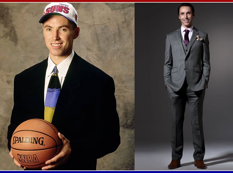 Steve Nash Suit Evolution