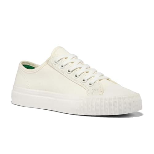 Off-white canvas sneakers