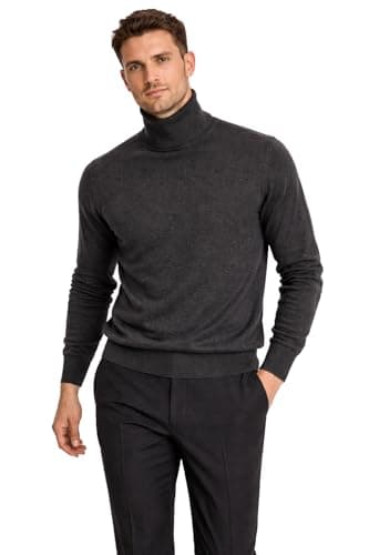 Charcoal merino turtleneck