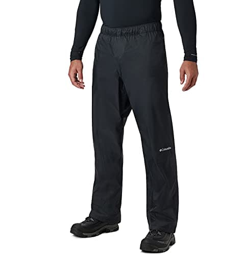 Black waterproof overtrousers