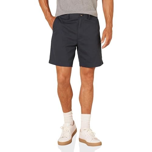 Navy chino shorts