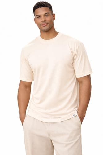 Cream 5XL crew-neck tee