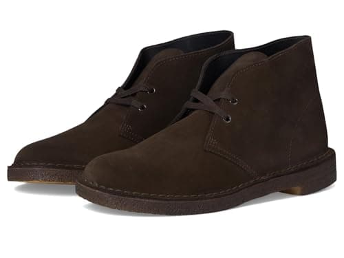 Brown suede desert boots