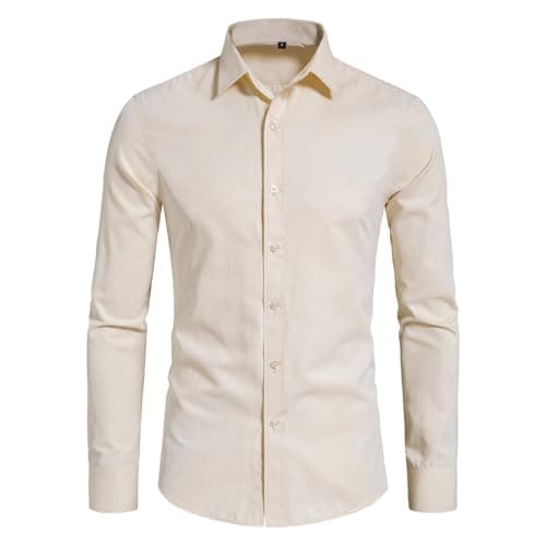Cream Long-Sleeve Shirt
