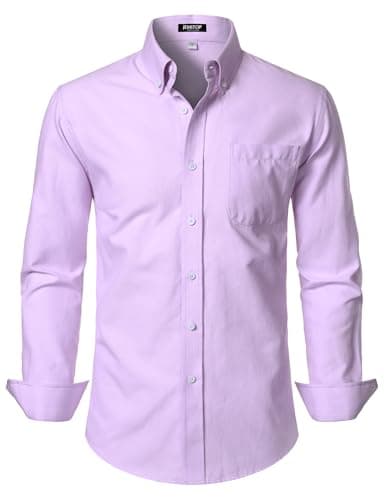 Lavender-purple Oxford shirt