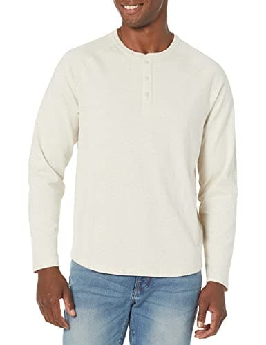 Oatmeal cotton Henley