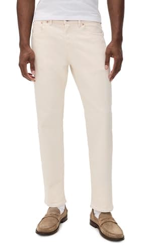 Ecru straight jeans