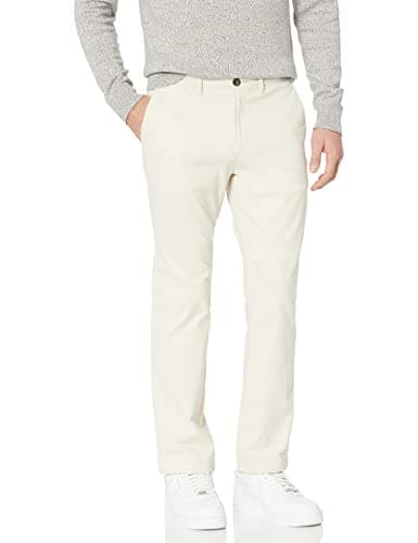 Stone straight chinos