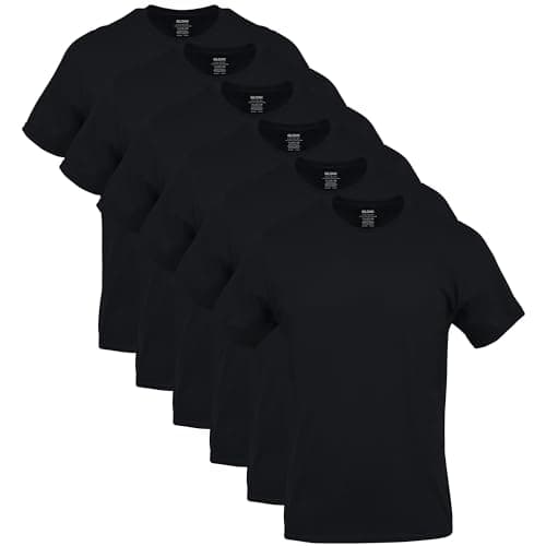 Black crew-neck tee