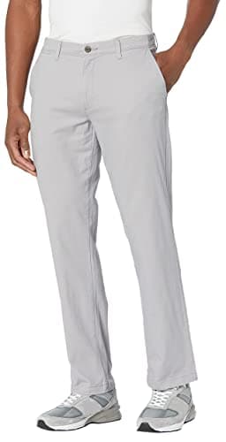 Light-gray straight-fit chinos
