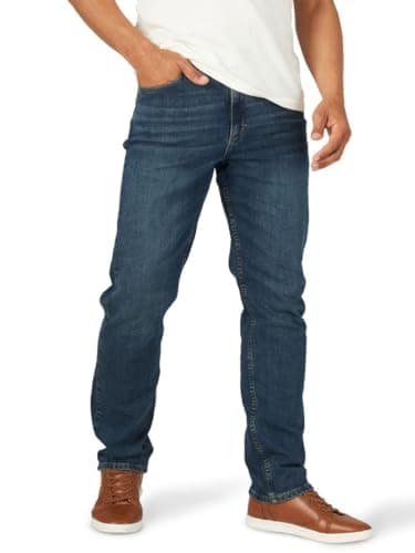 Relaxed straight jeans