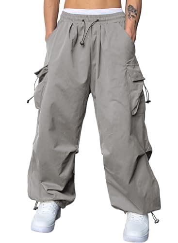 Gray Cargo Pants