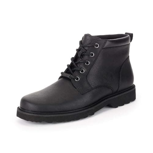 Black waterproof chukka boots