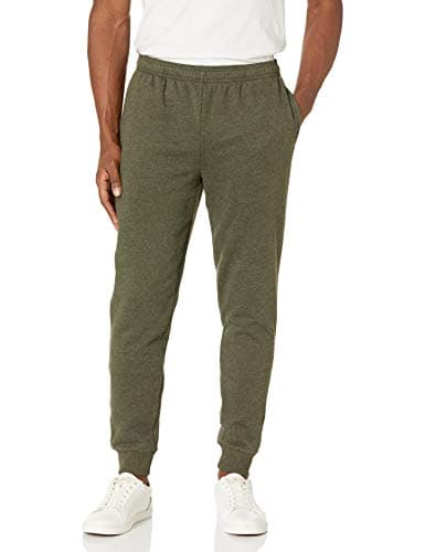 Olive fleece joggers