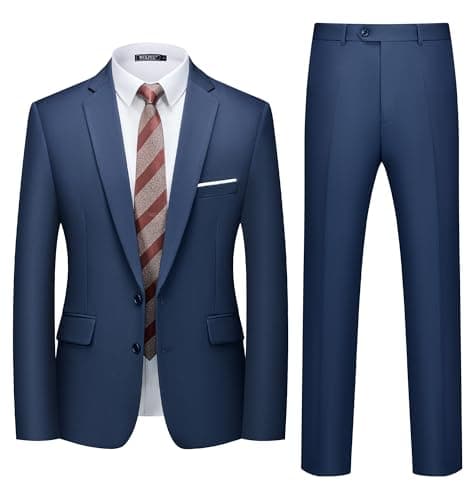 Navy two-piece suit