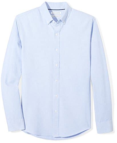 Amazon Essentials blue Oxford shirt
