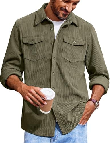Green shirt jacket