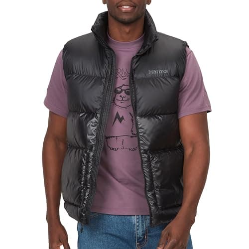 Black Marmot down vest