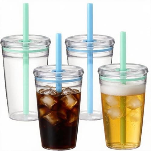 Clear Iced-Coffee Cup