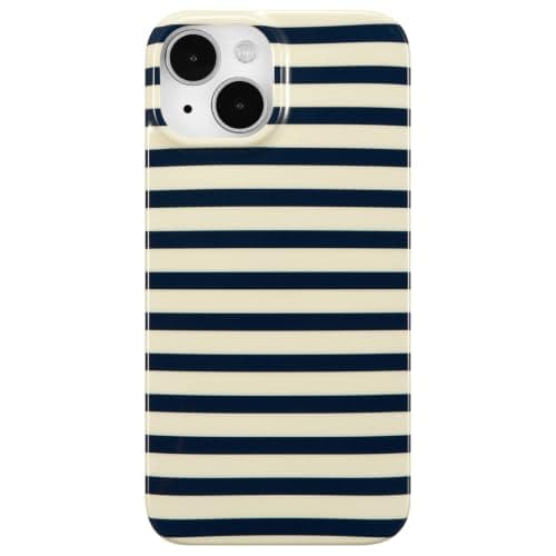 Navy Striped Phone Case