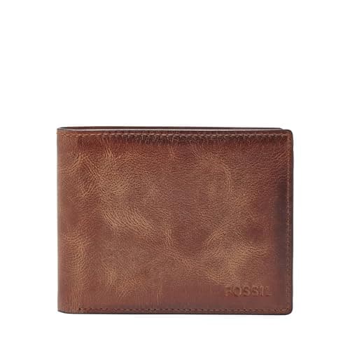 Brown Leather Bifold Wallet