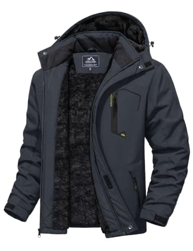 Charcoal waterproof insulated parka