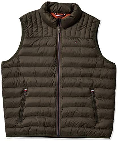 Olive down vest
