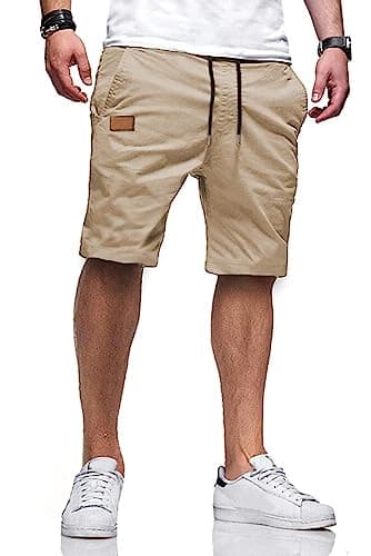 Khaki Big & Tall chino shorts