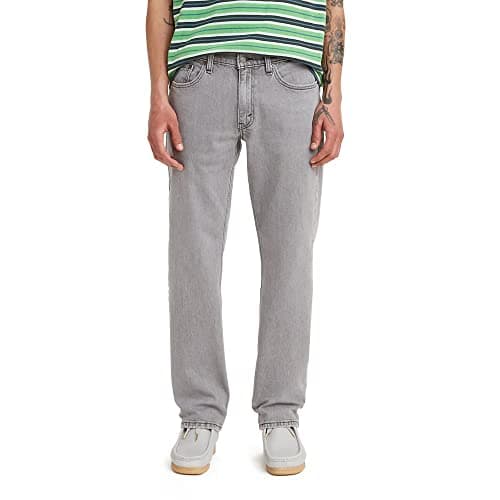 Light-gray Levi's 514 straight jeans