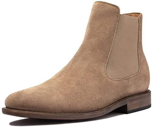 Sandstone suede Chelsea boots