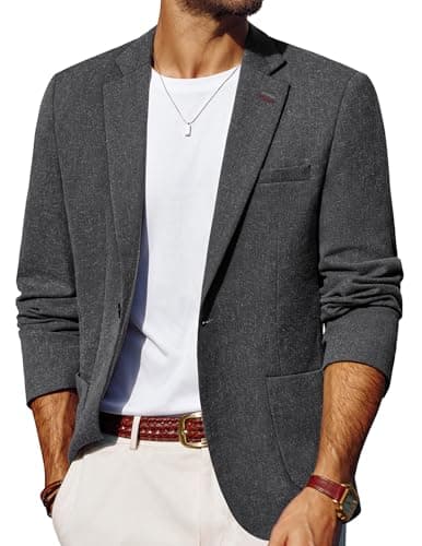 Charcoal casual blazer