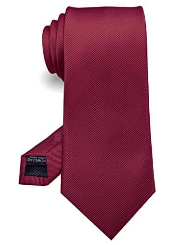 Burgundy dress tie