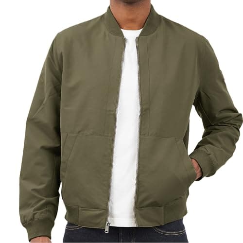 Olive bomber jacket