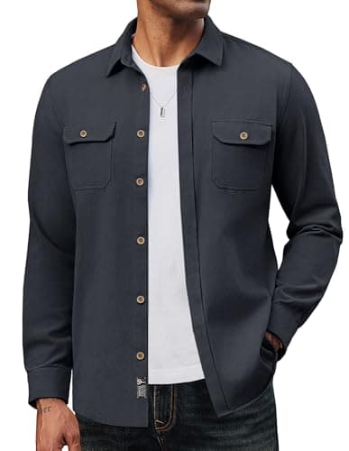 Navy lightweight overshirt