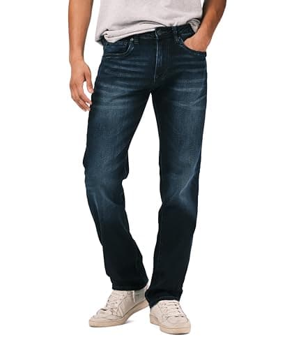 Dark Indigo Straight Jeans