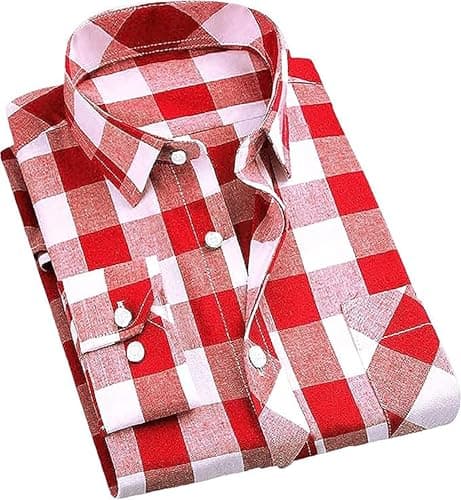 Red & White Plaid Shirt