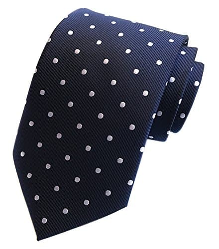 Navy dotted tie
