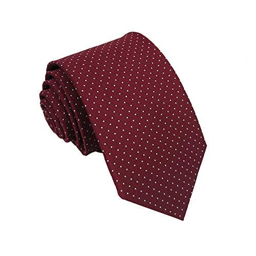 Kebocis burgundy dotted tie