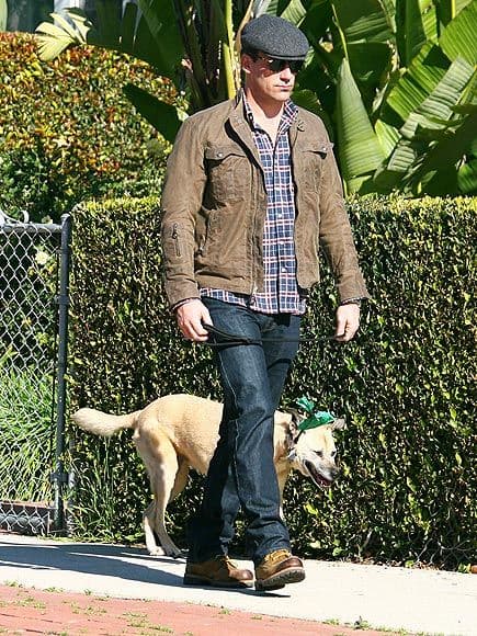Jon Hamm’s Field Jacket & Plaid Shirt Outfit