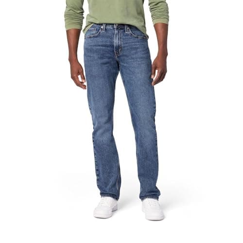 Blue Slim-Straight Jeans