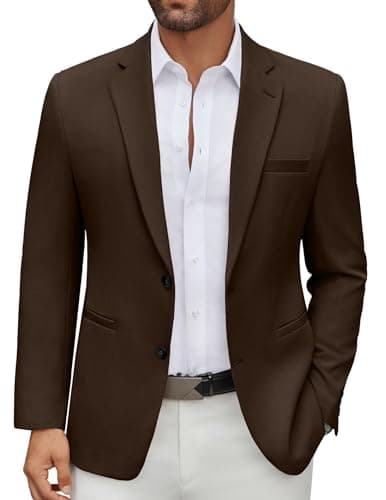 Brown Two-Button Blazer