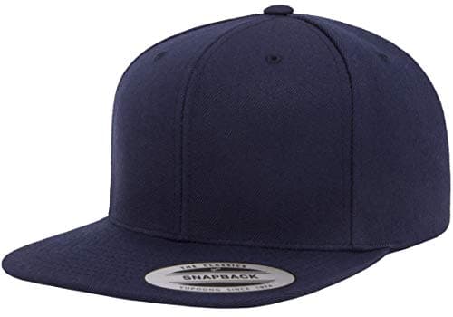 Navy Snapback Cap