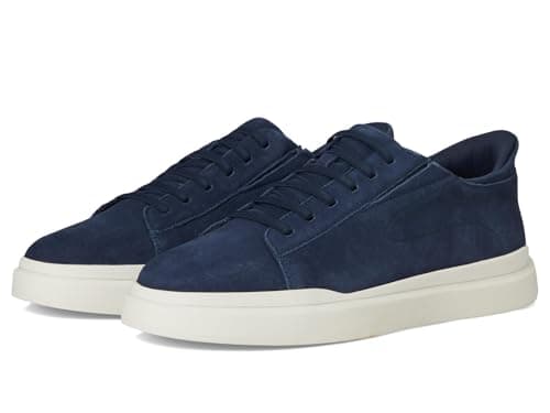 Navy suede sneakers