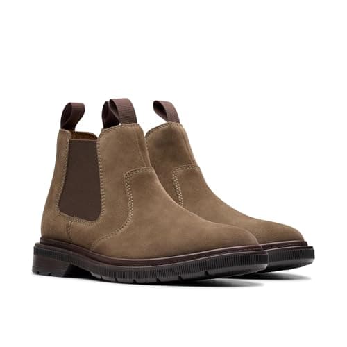 Taupe Suede Chelsea Boots