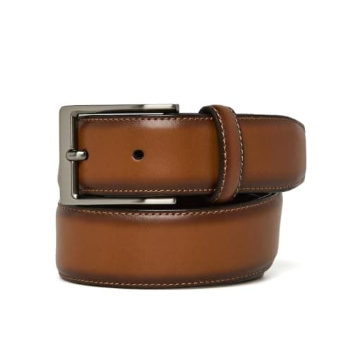 Tan Leather-Lined Belt