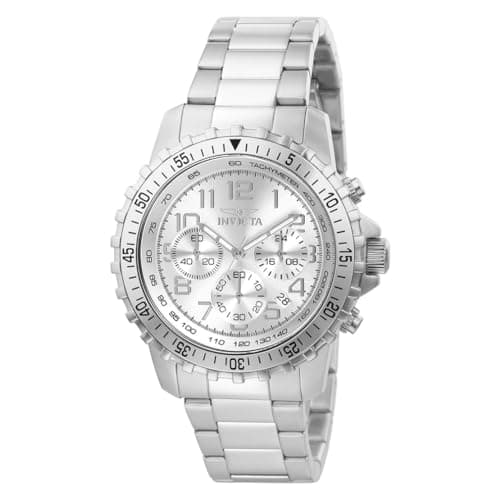 Silver Bracelet Chronograph Watch