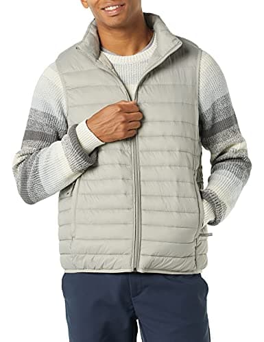 Light Gray Puffer Vest