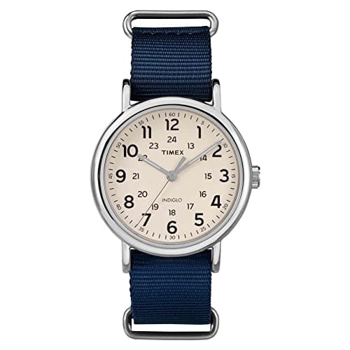 Blue Fabric-Strap Watch