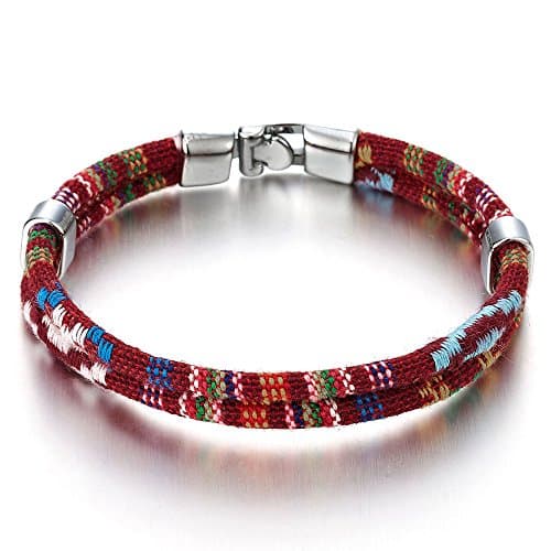 Red Woven Bracelet
