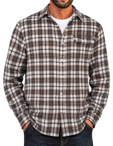 Brown Plaid Shirt